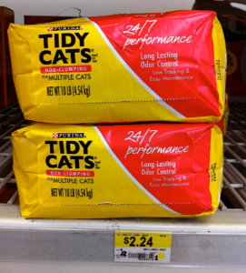 tidy cat litter 10 lb bag