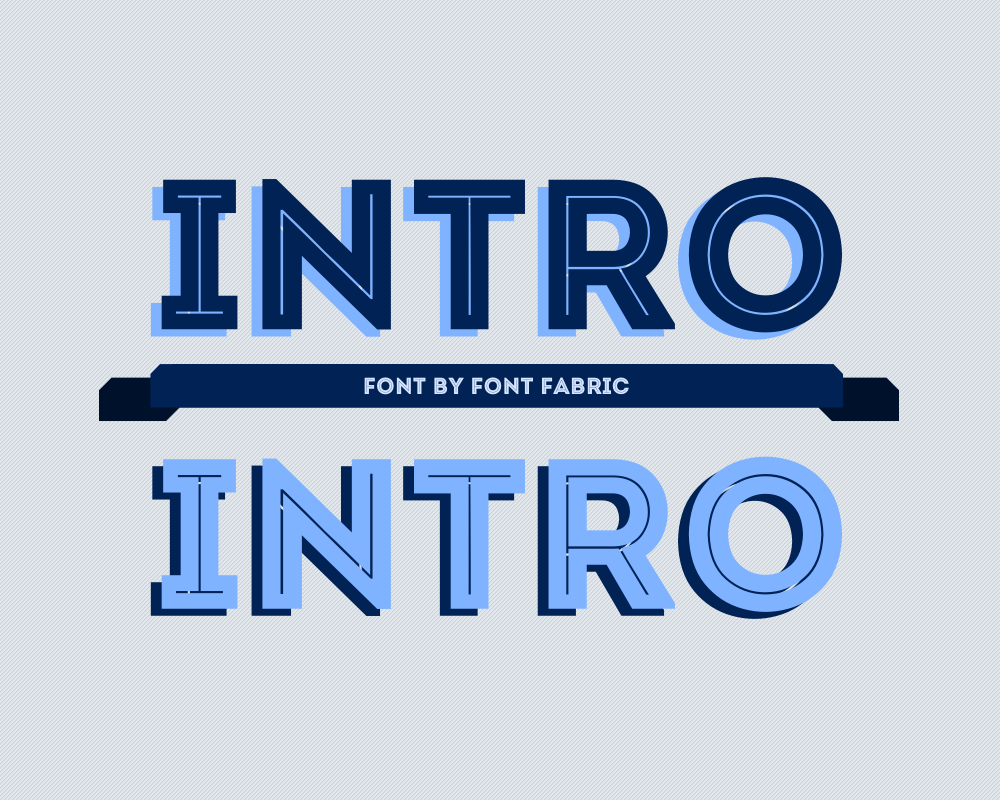 We have a stunning display in this post that is known as intro inline font and it is belonging to the largest inline font family that was designed by . Font Fix Get Inline