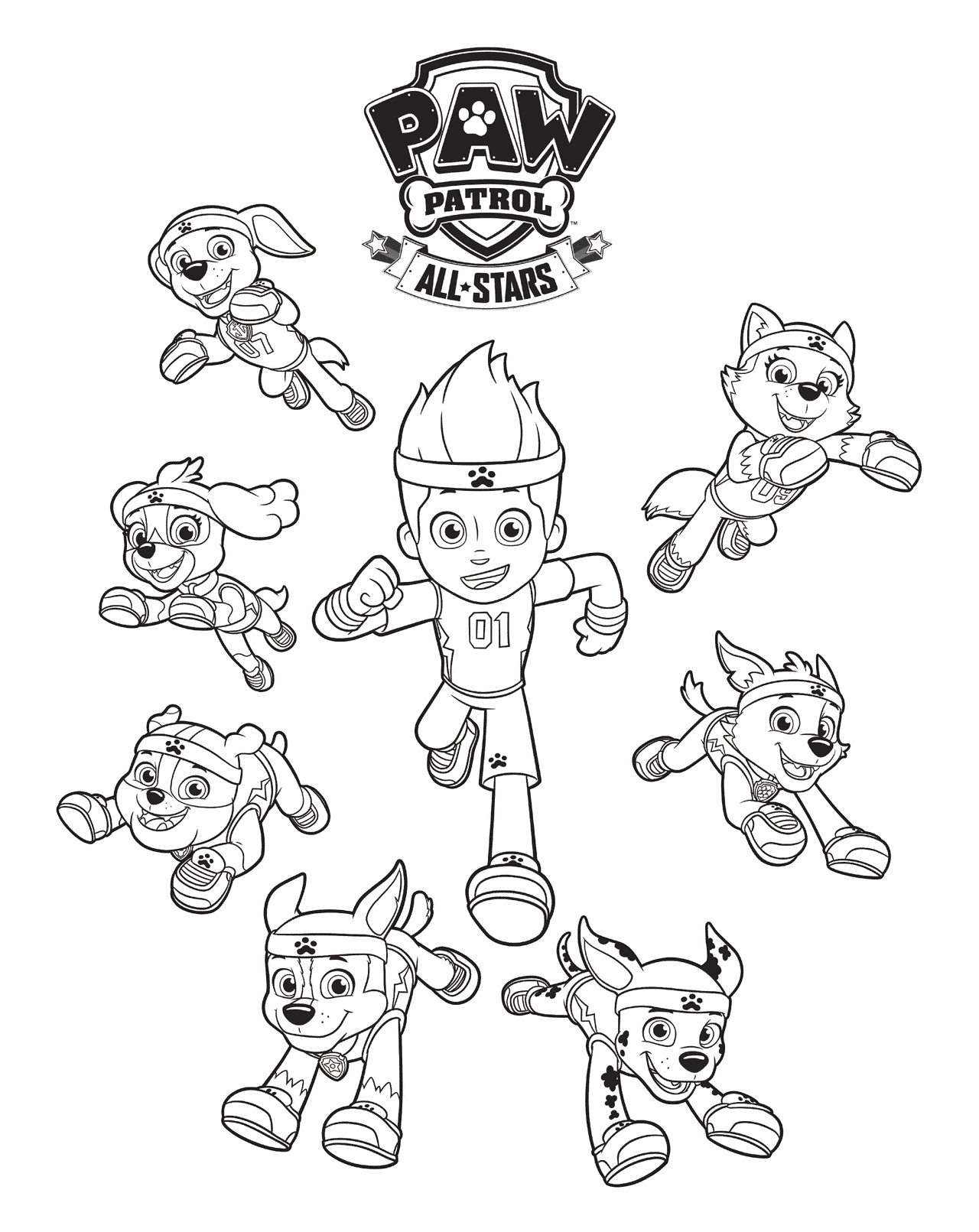 Coloring liberty the city rescue pup from paw patrol. Free Printable Paw Patrol Coloring Pages For Kids