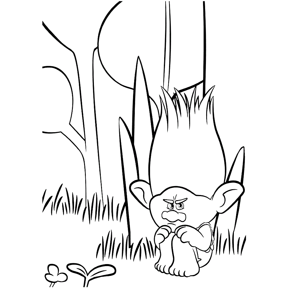 In this film, trolls are small . 30 Printable Trolls Movie Coloring Pages