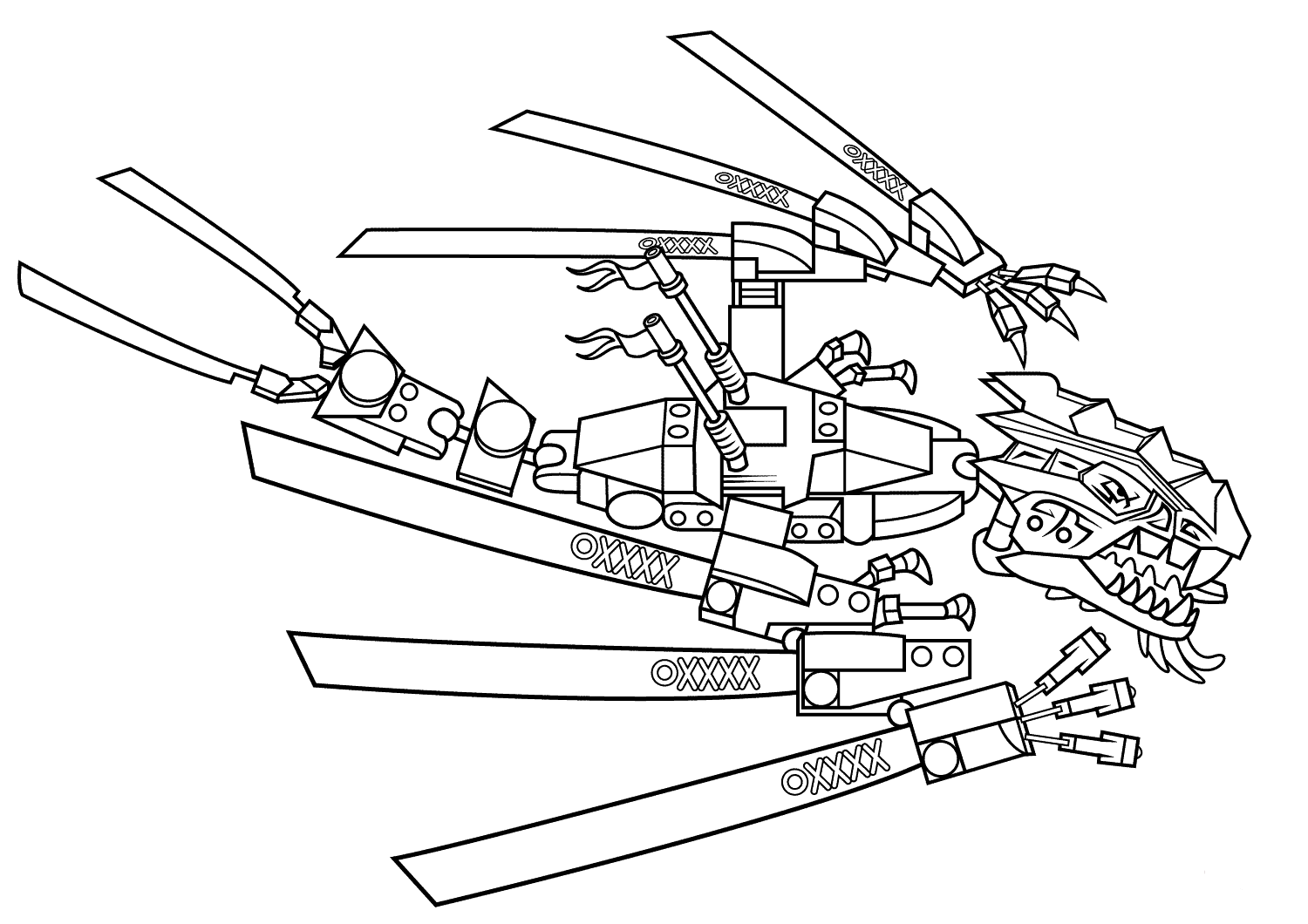 30 free printable lego ninjago coloring pages