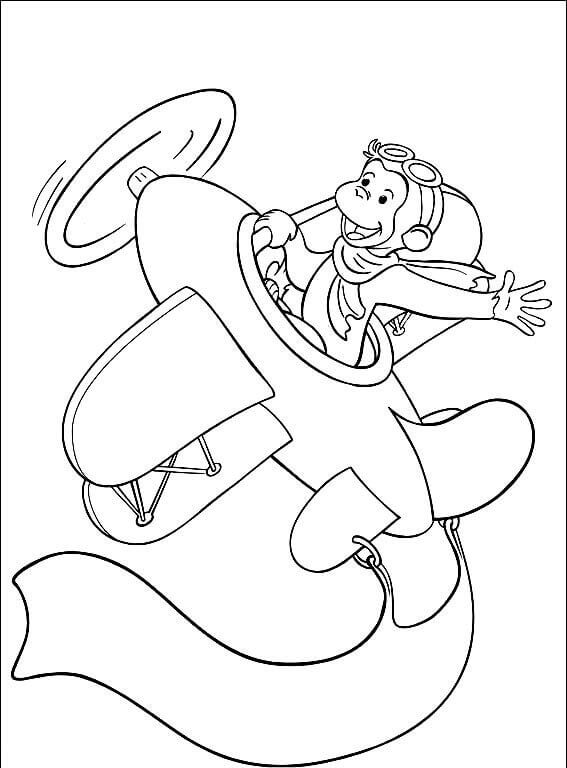 Curious george is an animated series based on the popular books by margret and h.a. 15 Free Printable Curious George Coloring Pages