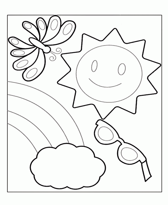 Color pictures of sizzling suns, seashells, beach sandcastles, swimming pools and . 36 Free Printable Summer Coloring Pages