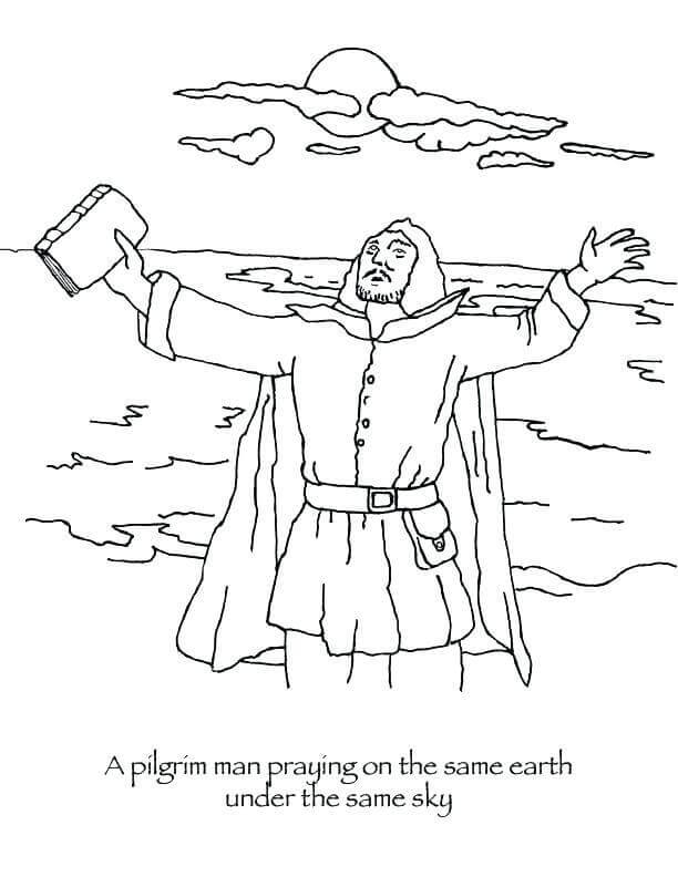 You can click pilgrim man coloring pages to view printable version for download or print it. 30 Free Printable Thanksgiving Pilgrims Coloring Pages