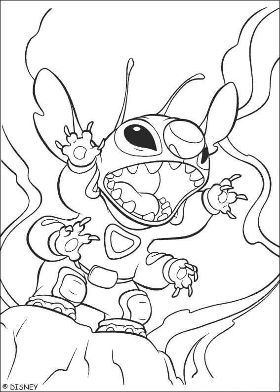 20 free stitch coloring pages printable