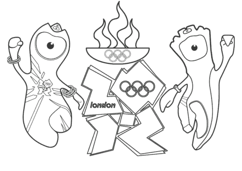 30 free olympic coloring pages printable