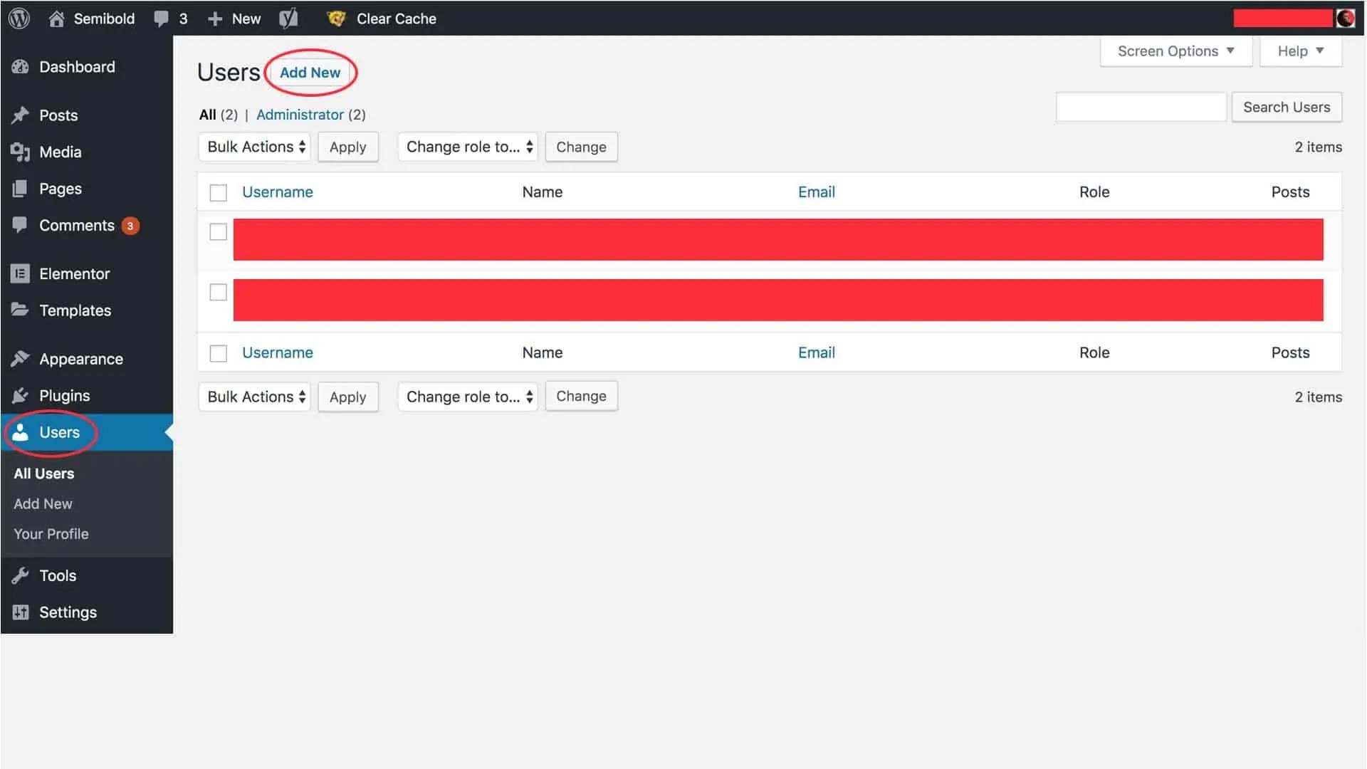 Extending wordpress (plugins) move “settings” … How To Add A New WordPress User Guide With Images | Semibold
