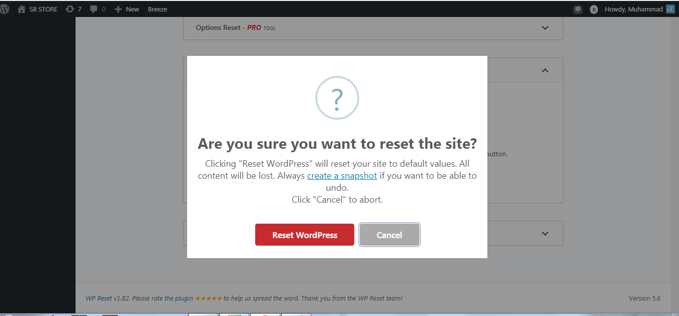 Plugin ini dapat mengatur ulang . Cara Mudah Reset Template Wordpress Anda - SENANG BERBAGI