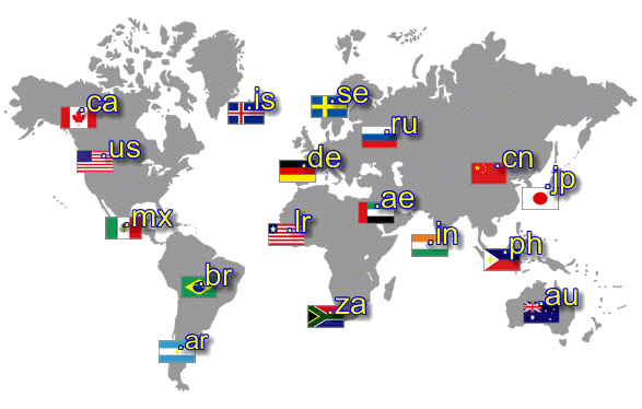 country-code-domain-map