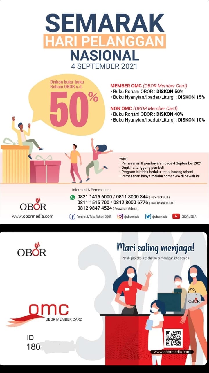 Diskon Besar di Toko Rohani Obor Jakarta | SESAWI.NET