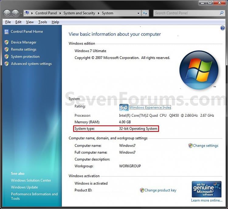 System Type - 32-bit (x86) or 64-bit (x64) Windows 10 Forums