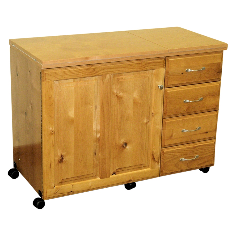 Choose from a range of sturdy sewing and crafting furniture, available in white and teak finishes to complement your home. Royal 24 Sewing Cabinet