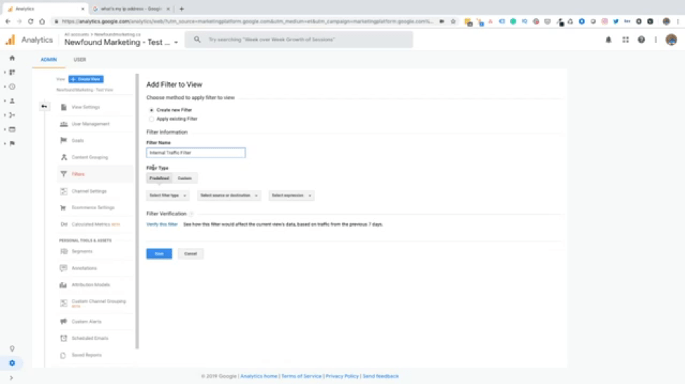 FILTER INTERNAL TRAFFIC INFO visual data 7
