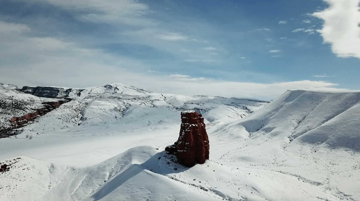 Shell Valley in Winter Shell Campground