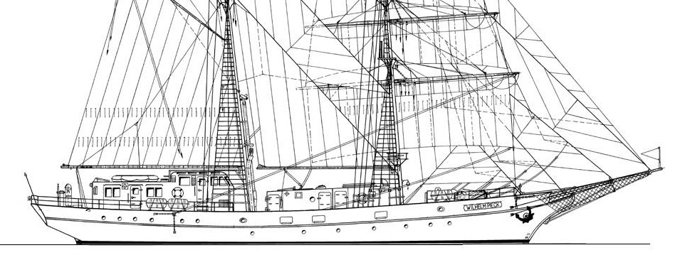 The weight of a carbon mast is considerably lower than the equivalent aluminium section. wilhelm pieck