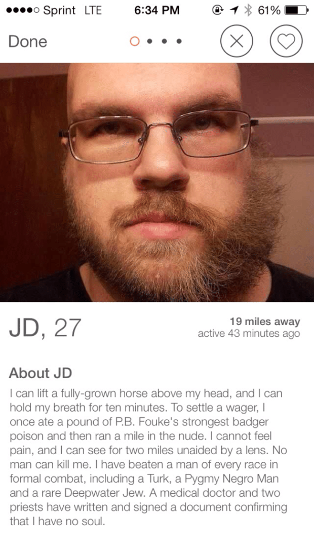 Les images en disent plus qu'un long que les mots…. The Best / Worst Tinder Profiles & Conversations (All Male