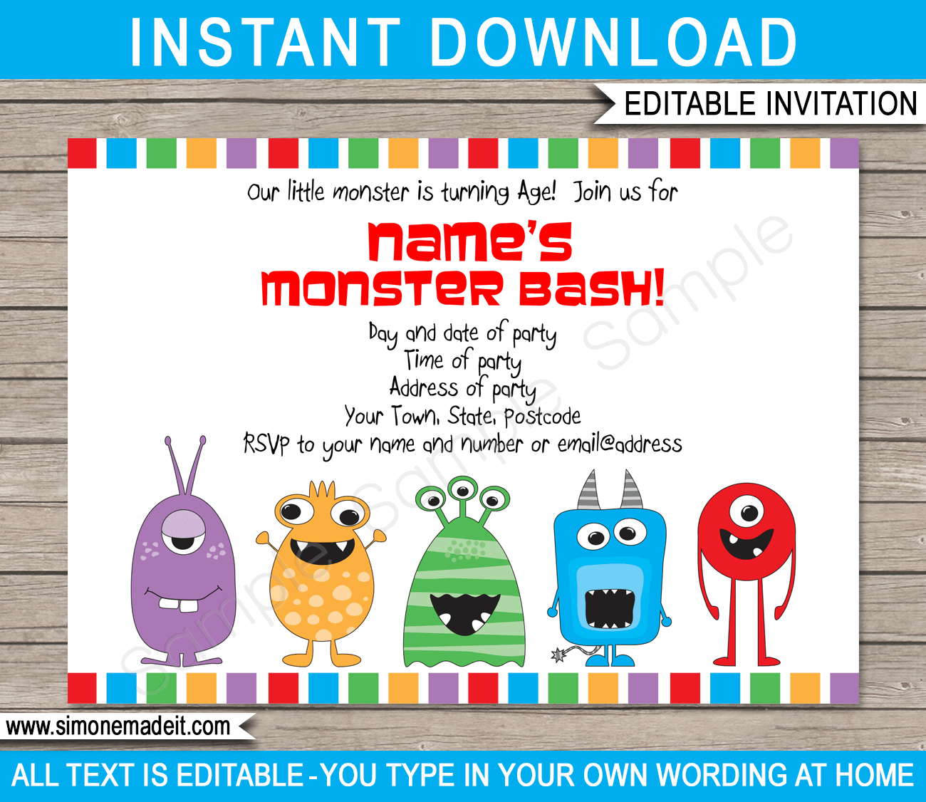 Here are some of our favorite reader ideas for great birthday gifts, party tips, and more! Monster Party Invitations Template | Monster Birthday Party
