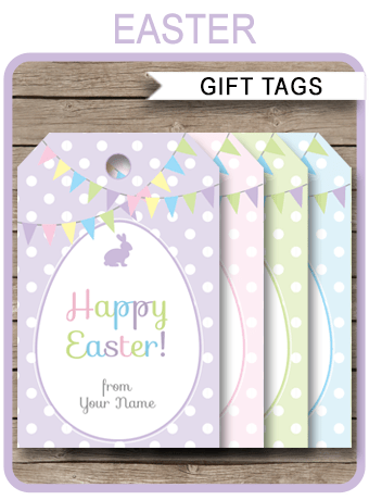 easter gift tags easter egg hunt printable template