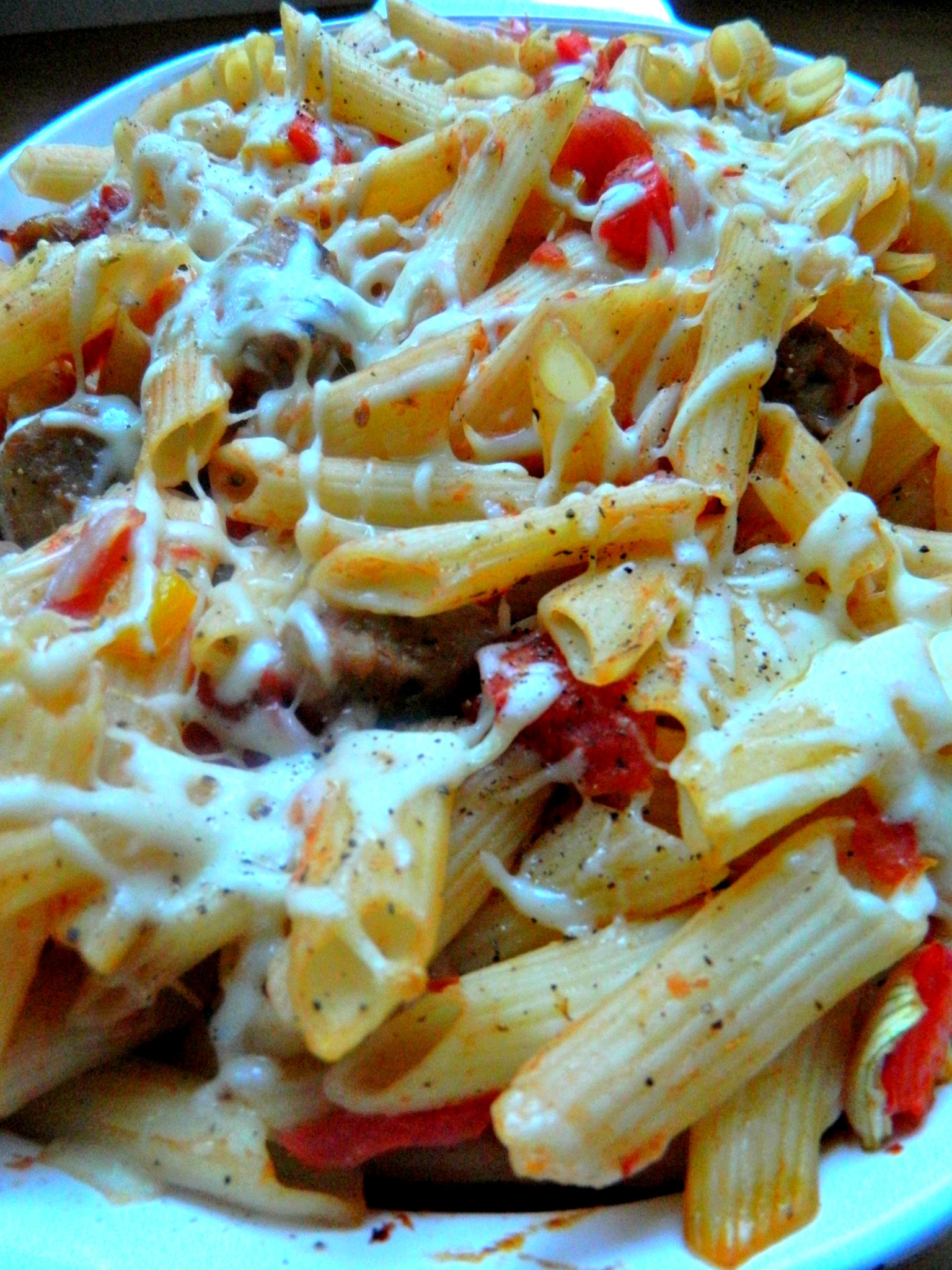 Sausage Pepper Pasta Bake Simple Local Life