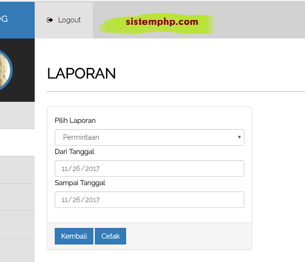 Menampilkan dan Menyembunyikan Form dengan Combobox - Script Source Code –  Contoh Program Aplikasi PHP