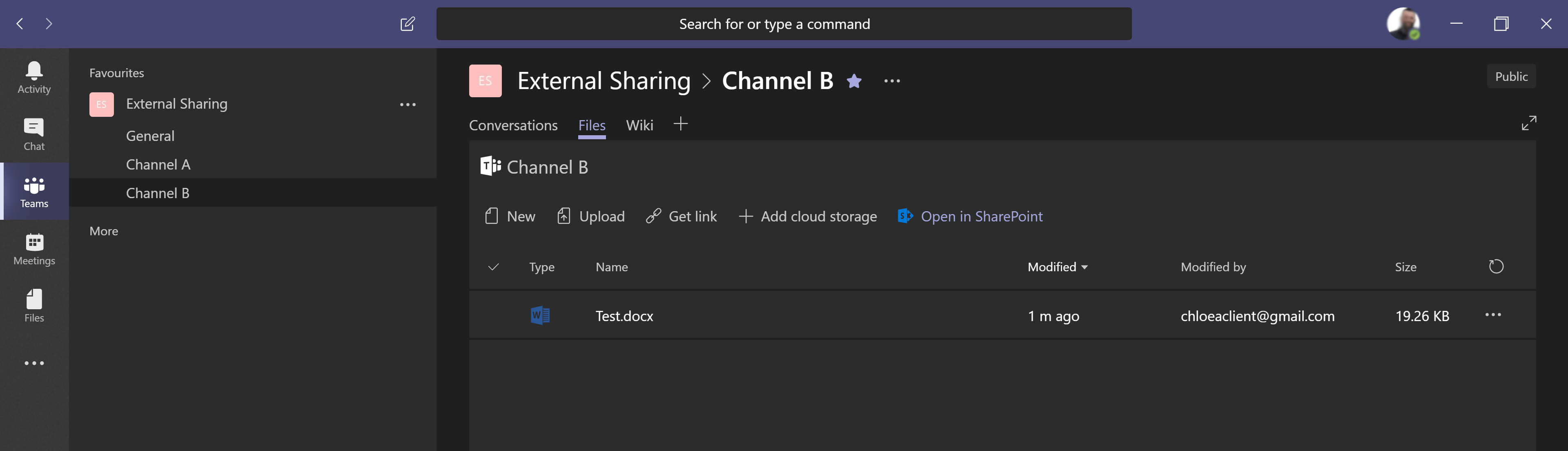 Microsoft Teams External Sharing Of Files Folders Si n J Lewis