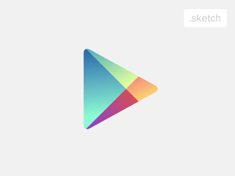Google Play Icon Sketch Freebie Download Free Resource For Sketch Sketch App Sources
