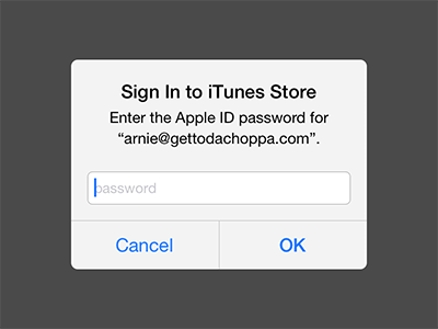 Itunes keeps logging me in. Apple Ios 7 Popup Text Field Sketch Freebie Download Free Resource For Sketch Sketch App Sources