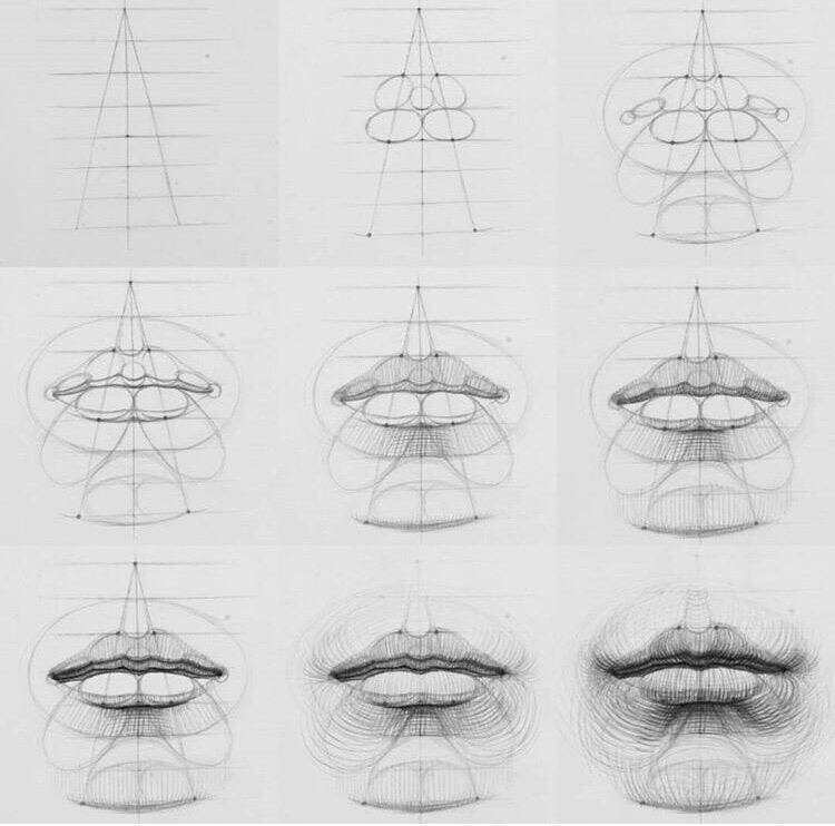 How to draw a sad . How To Draw A Mouth Lips And A Smile Skillshare Blog