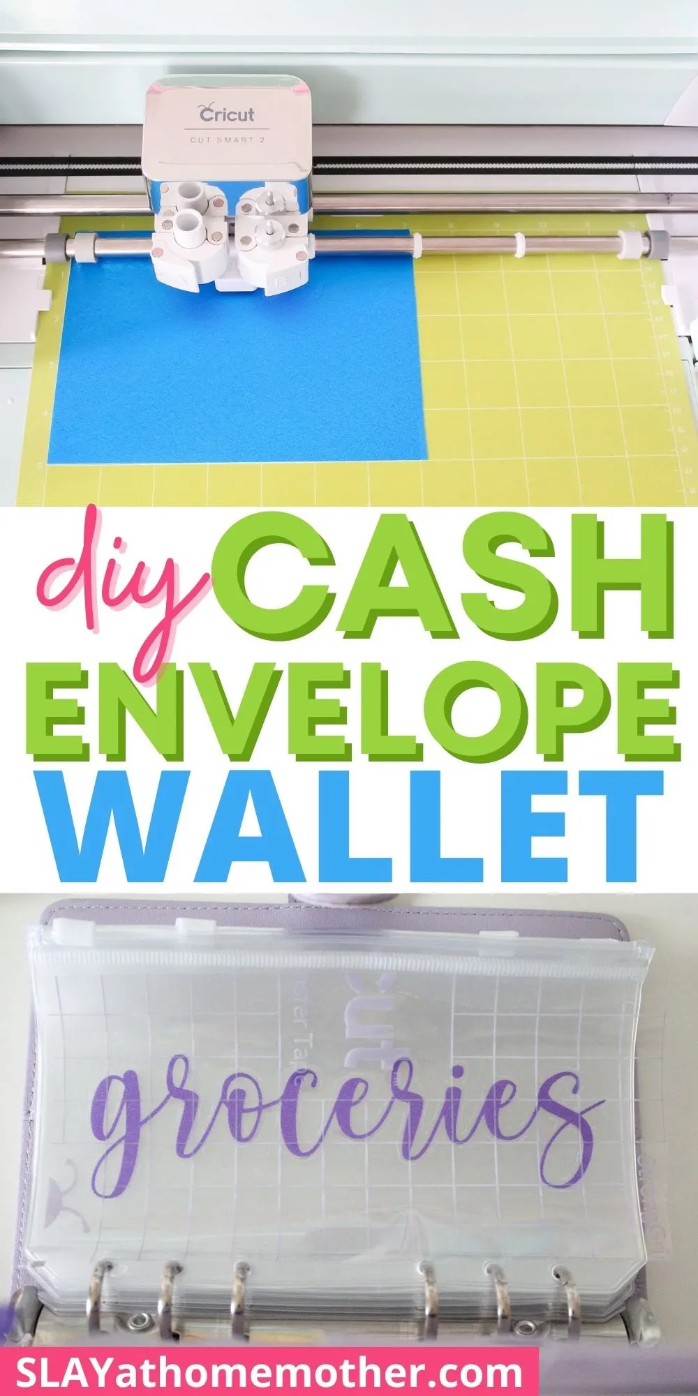diy cash envelope wallet with customized labels
