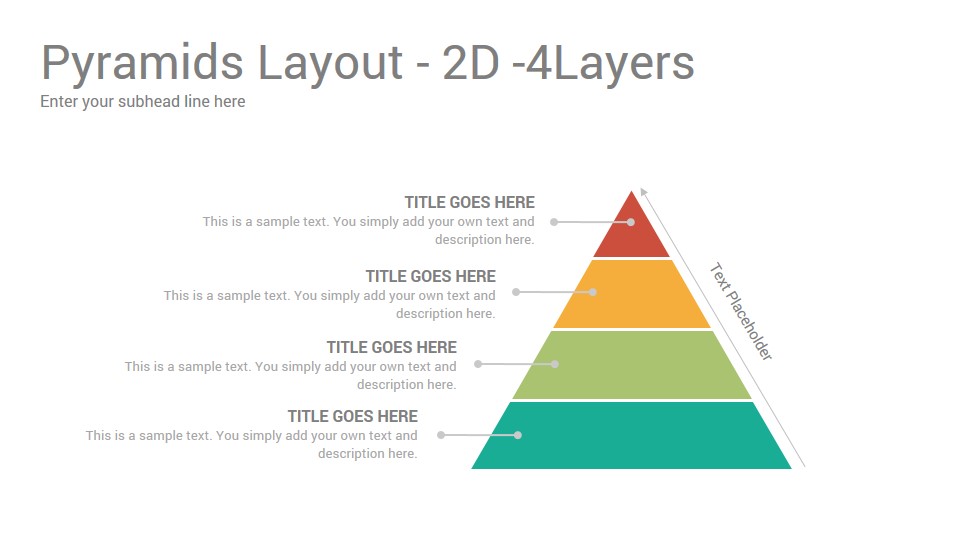 Statistical investigations (the ppdac cycle), types of data, samples and populations, representing and analysing data distributions using . 2d Pyramids Powerpoint Presentation Template Slidesalad