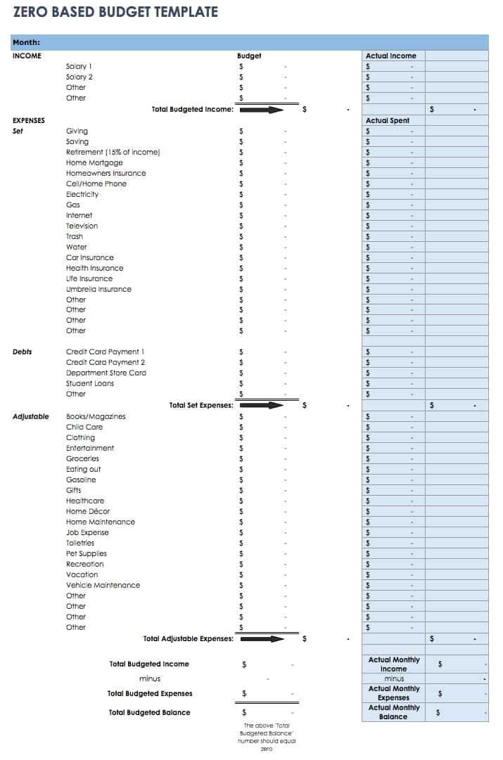 The monthly printable monthly budget worksheet can help you … Free Monthly Budget Templates Smartsheet
