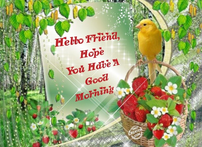 Looking for the right words to add to your friendship card? Hello Friend - SmitCreation.com