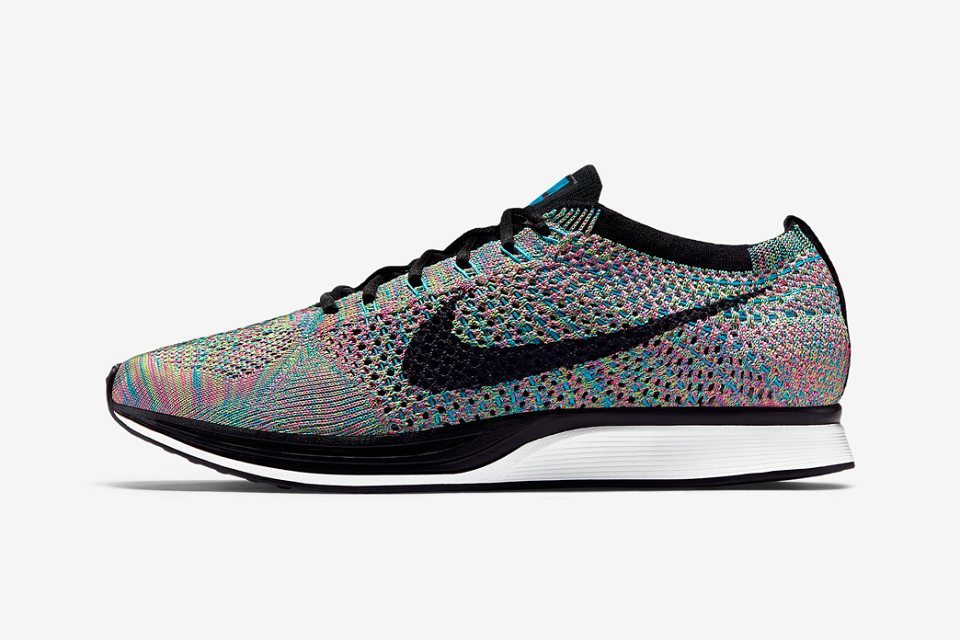 flyknit racer pink