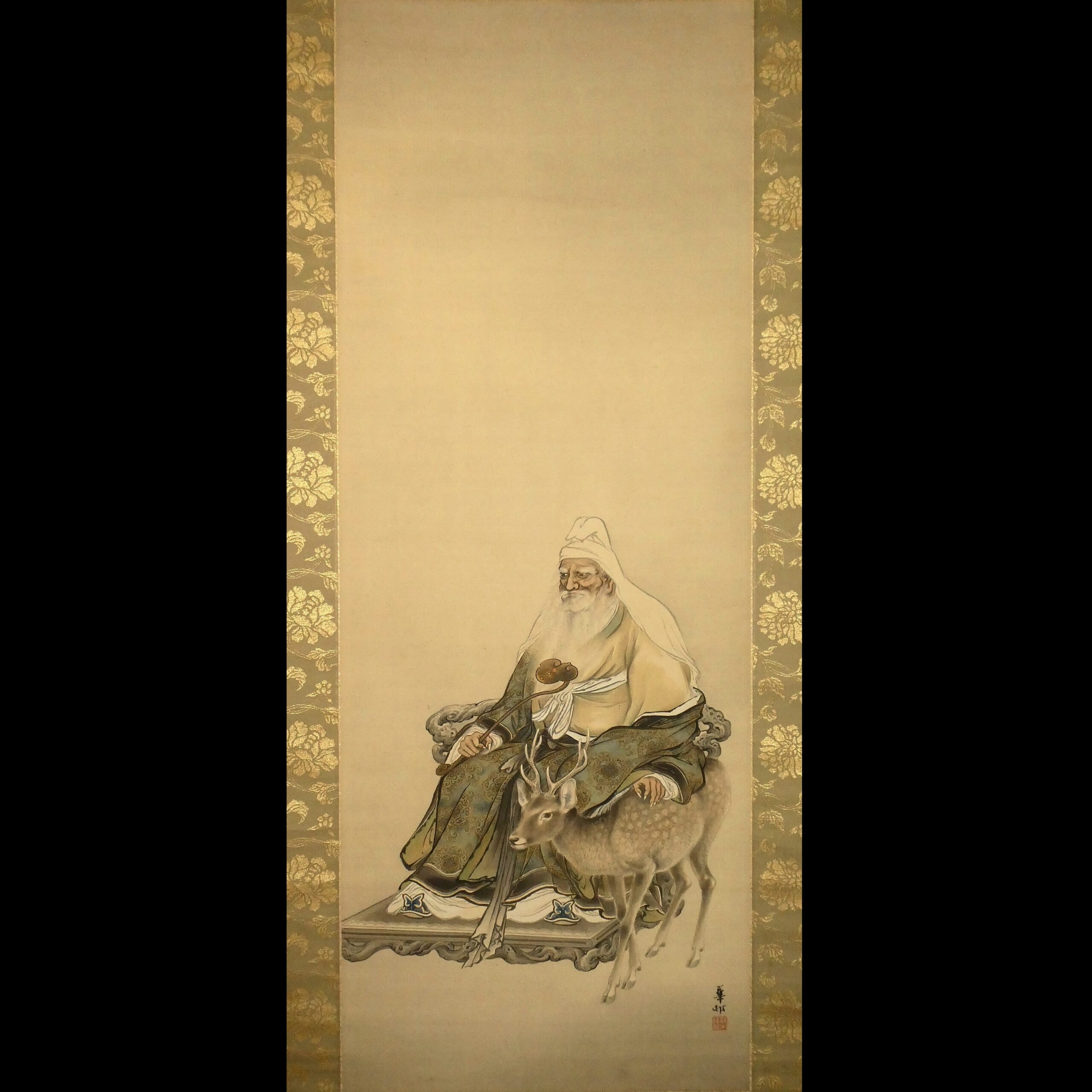 鈴木華邨 寿老之図/SUZUKI KASON 鈴木華邨 寿老之図/SUZUKI KASON