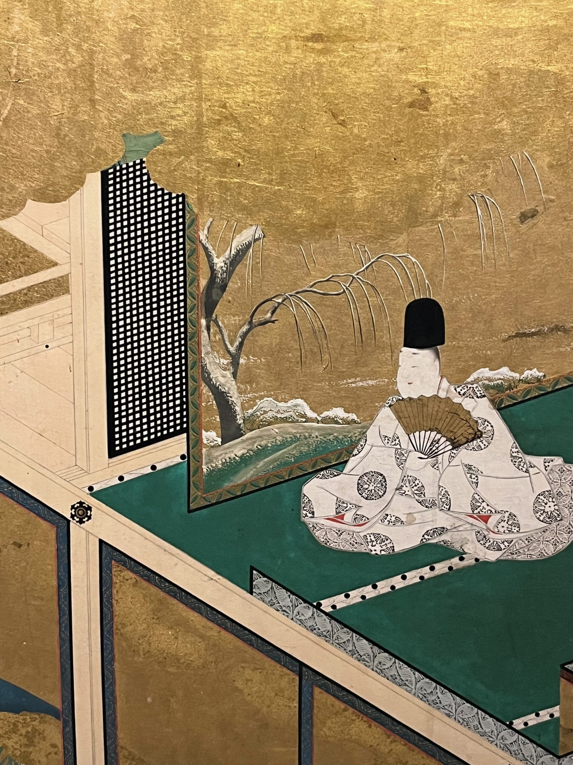 源氏図屏風 二尺六曲一隻 | ギャラリー奏美庵 :: Gallery Sobian ::