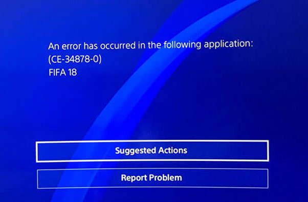 If the error keeps occurring with . Fix PS4 Error Code CE-34878-0 - Softlay