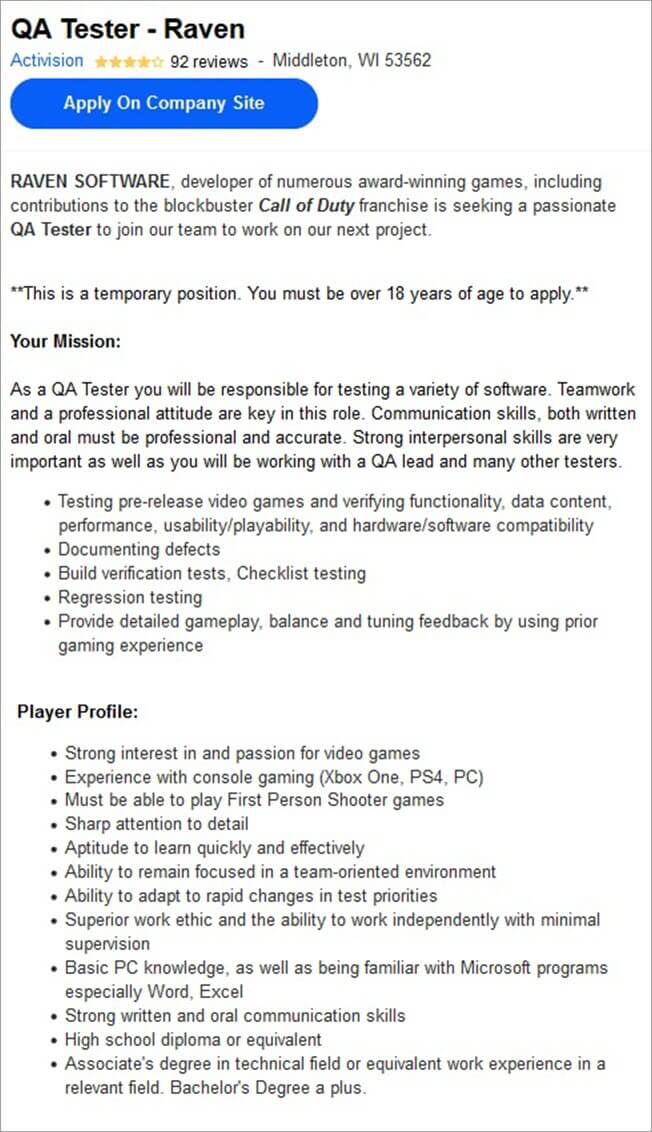 Though i didn’t really take part in this one, i’ve taken part in the beta testing for a few online games now; How To Become A Video Game Tester Get A Game Tester Job Quickly