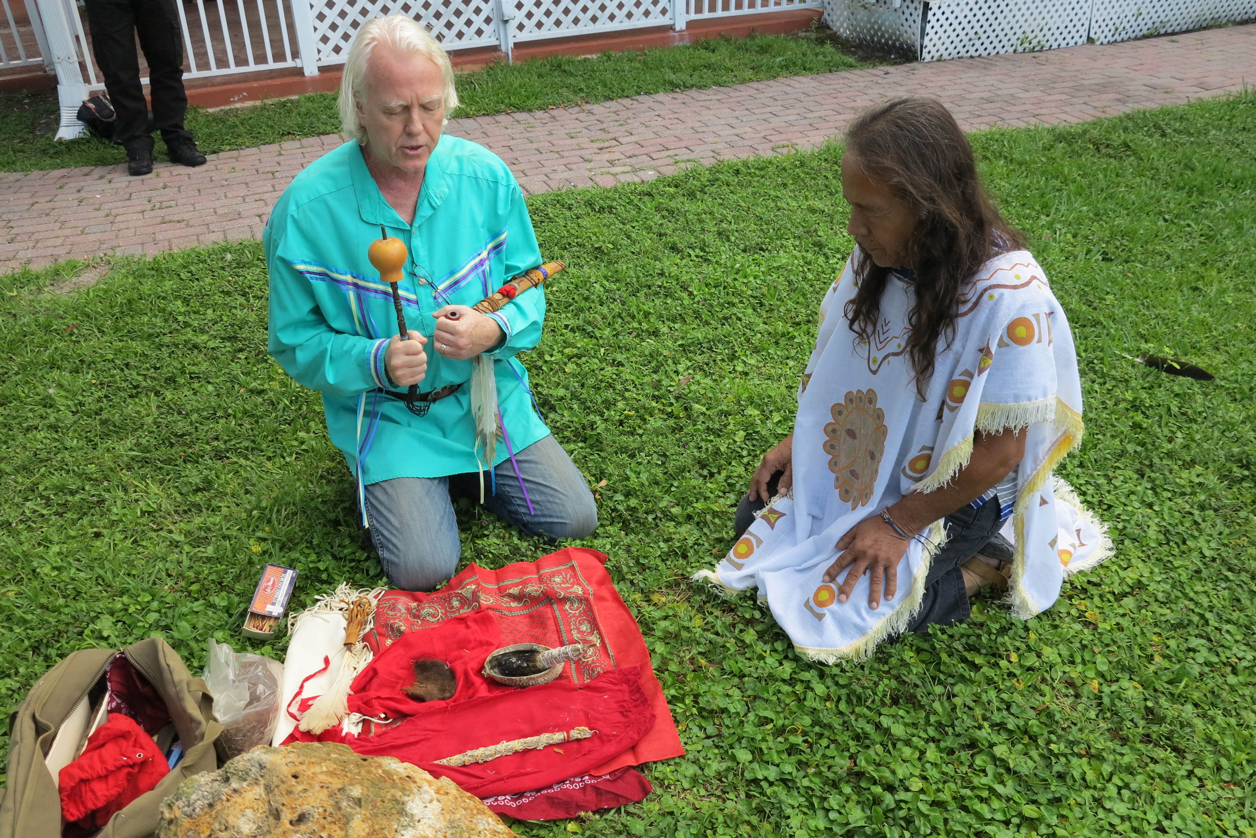 NAIC and Jibarro Borekin Taino Indigenous People Join Together Native