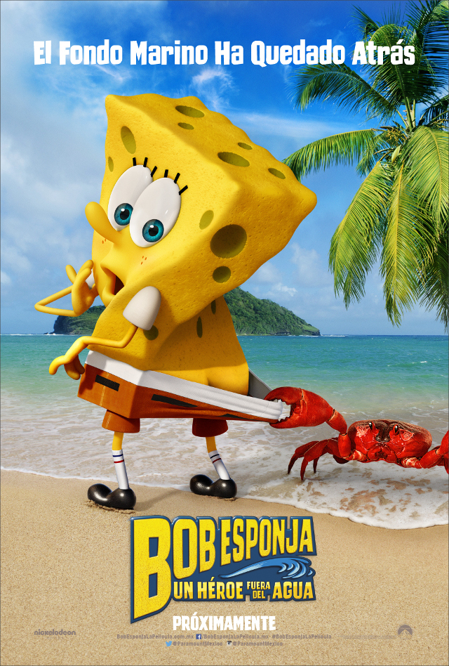 Bob Esponja regresa en el primer póster de su nueva película