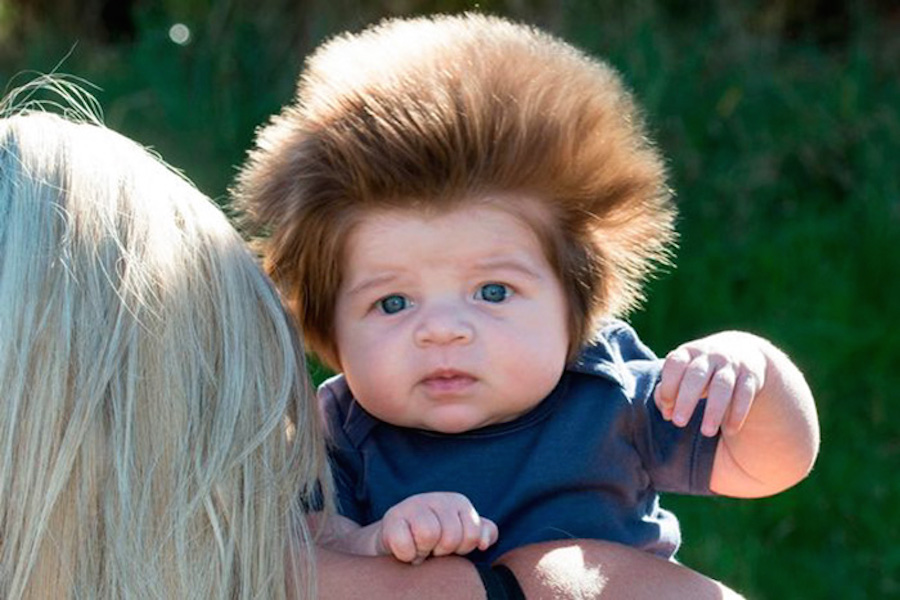 Este Bebe De Dos Meses Tiene La Melena Mas Genial Que Existe