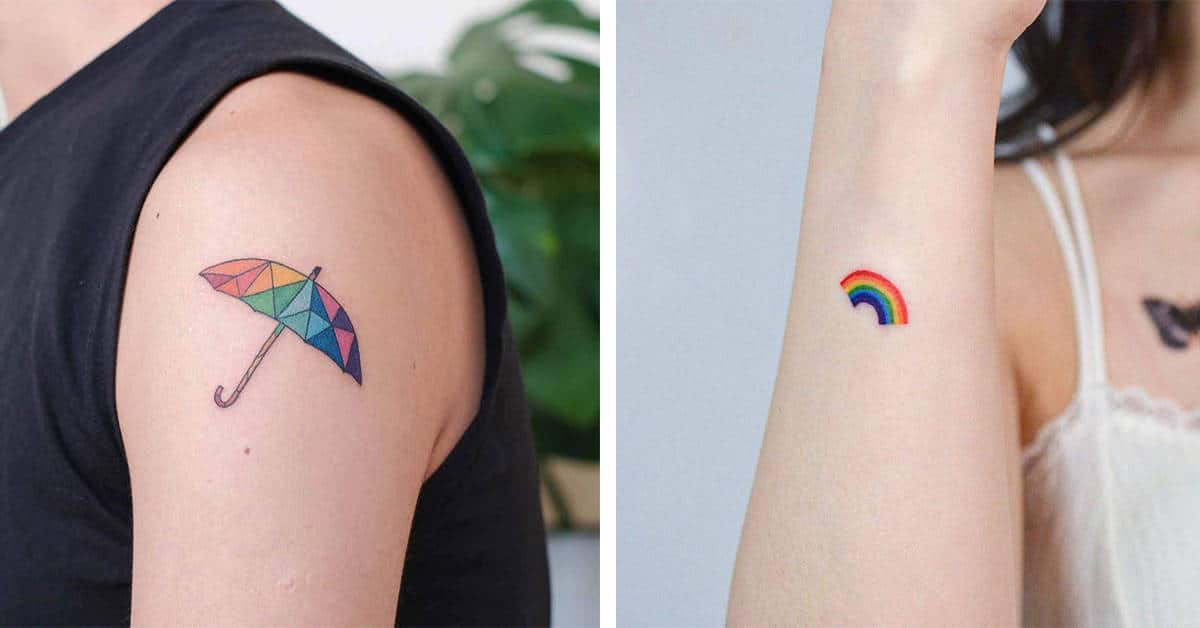 23 Rainbow Tattoo Design Examples For Pride Month And Beyond 628_x_1200_jpg