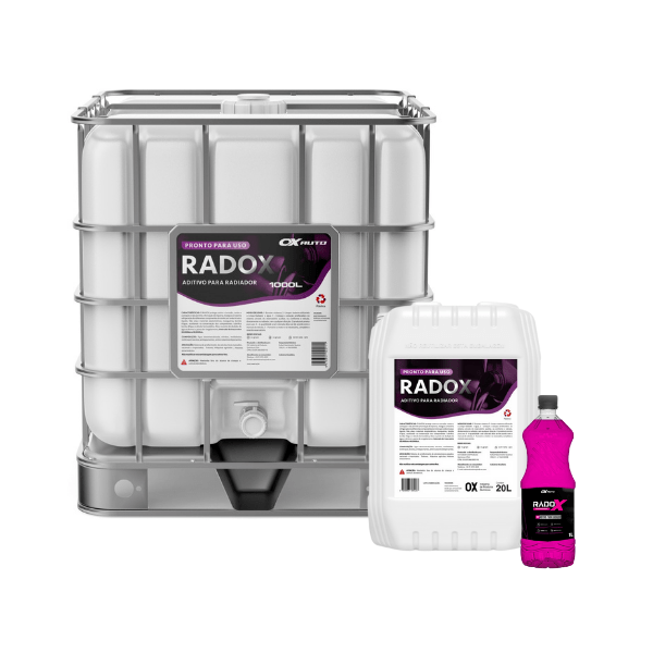 Radox de 1L, 20L e 1.000L - pronto para uso