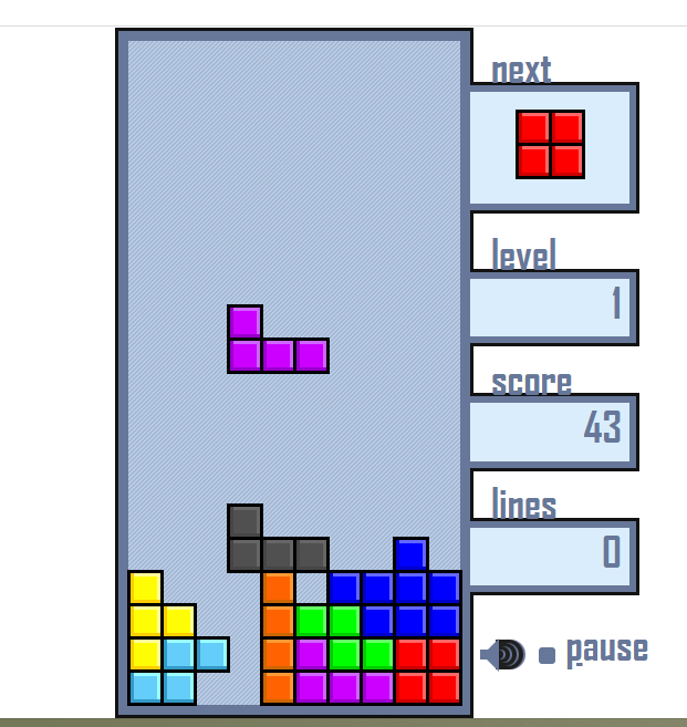 Create a 2d snake game; Classic Tetris Game Using Javascript With Free Source Code Free Source Code Projects Tutorials