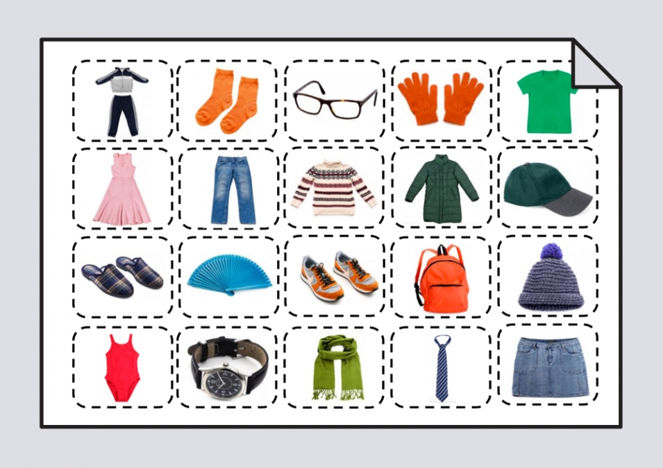 Descarga fotos de prendas de vestir. Memory De La Ropa Y Complementos Memoria Visual Soyvisual