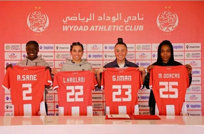 الوداد الرياضي ينتدب أربع لاعبات دفعة واحدة