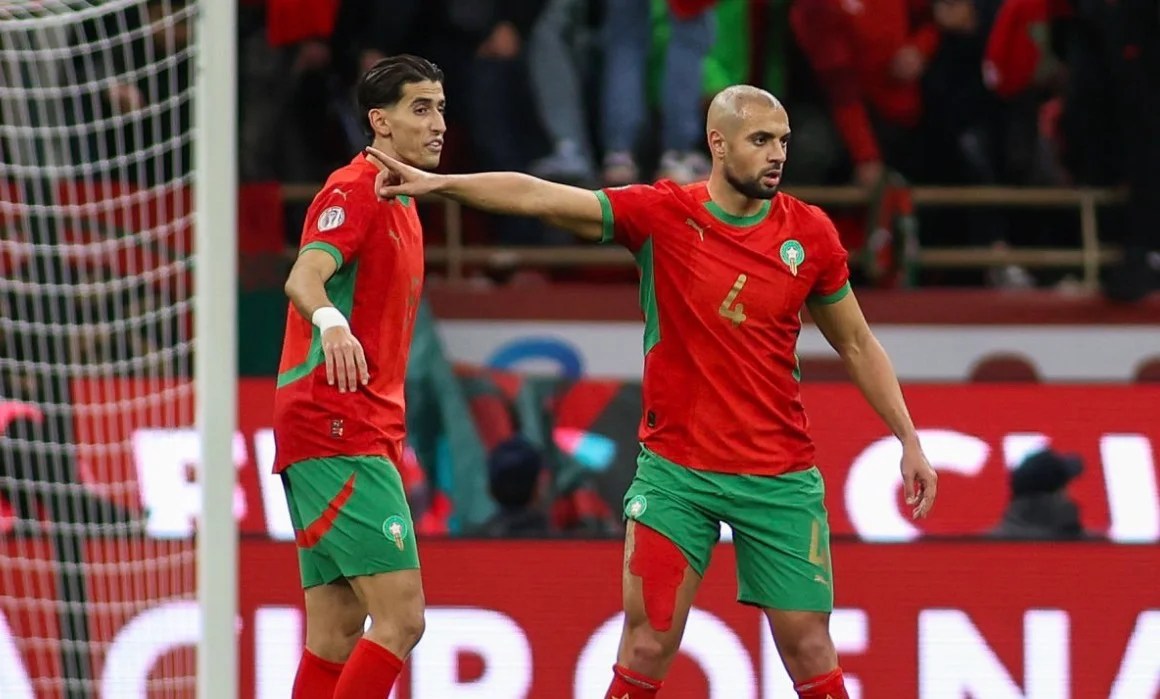 رغم الاصابة: نايف أكرد حاضر في تشكيلة المنتخب المغربي