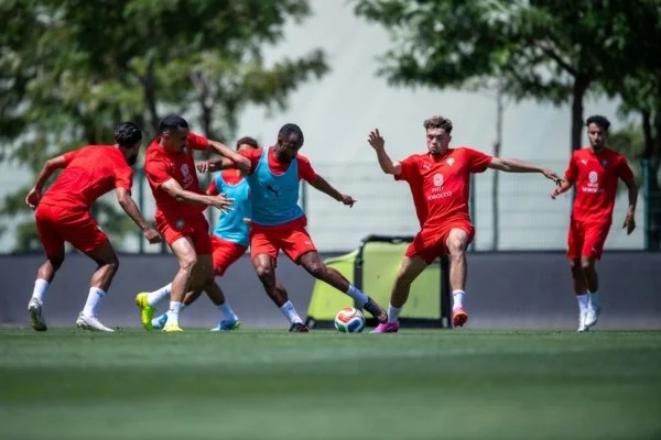 المنتخب الوطني يستأنف تدريباته استعدادا لمواجهة منتخب مدغشقر