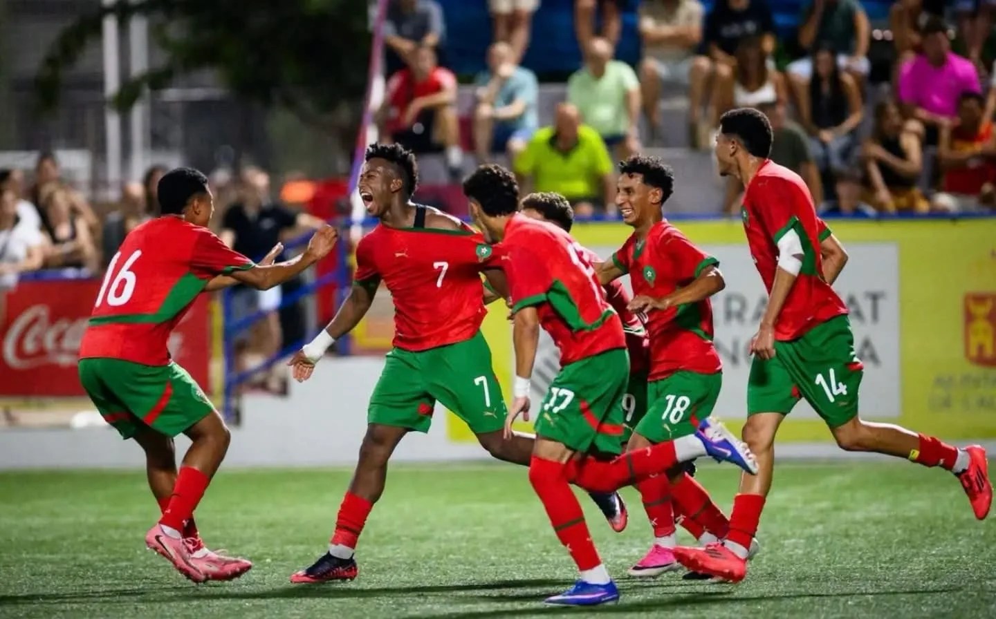 المنتخب المغربي ينتصر على فالنسيا ويتأهل للمباراة النهائية