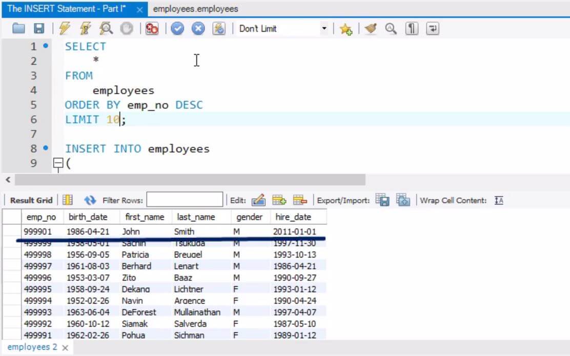 Mysql workbench is a modeling tool that allows you to design and generate mysql databases graphically. MySQL FROM statement