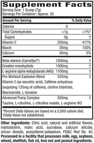 Like a pro preworkout pump + focus. Six Star Pre-Workout Explosions crams three 1g ...